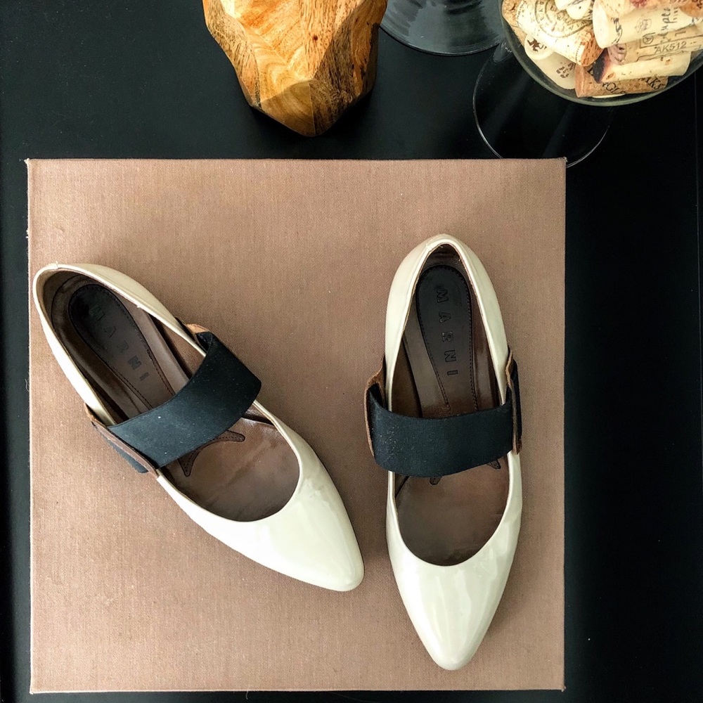 Marni patent leather Mary Jane flats | size 7.5